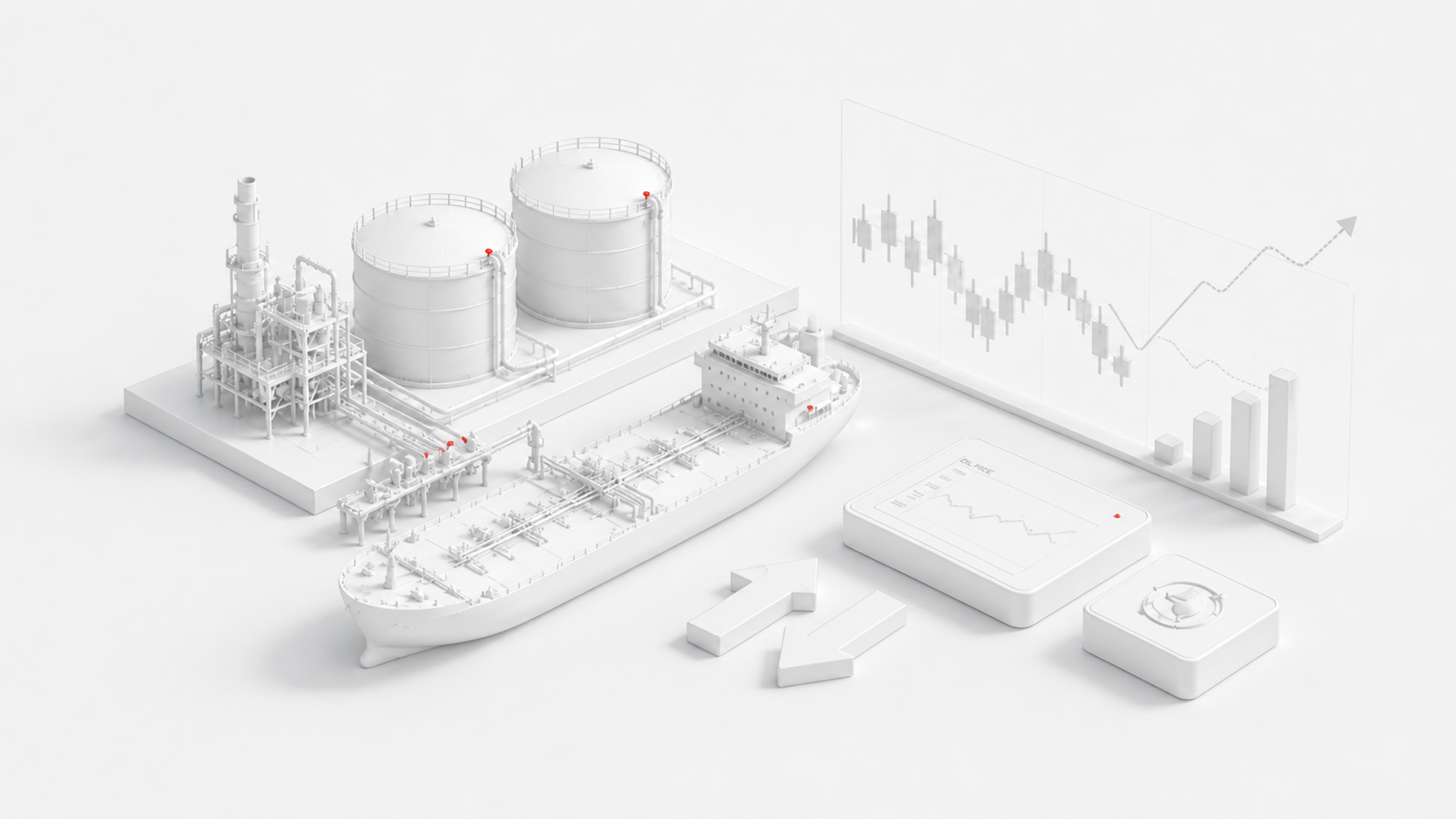 WTI oil price forecasting project visual